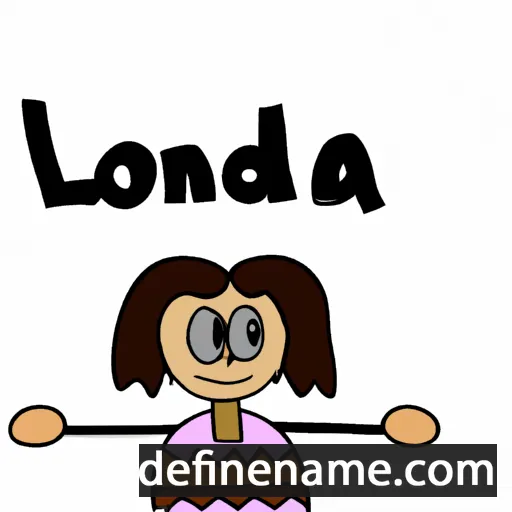 cartoon of the name Londa