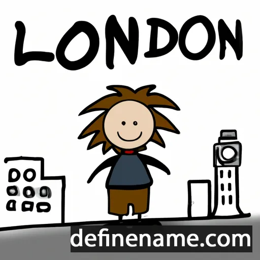 cartoon of the name Londen