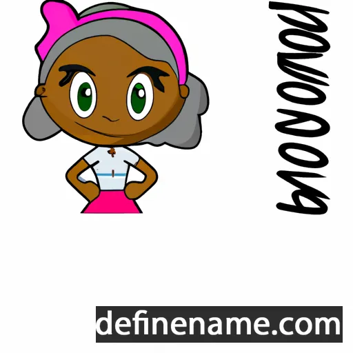 cartoon of the name Londynne