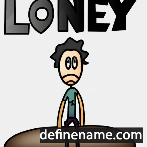 cartoon of the name Loney