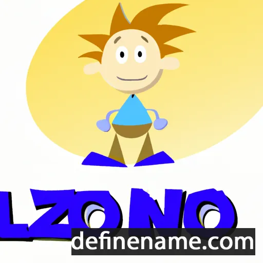 cartoon of the name Lonzo