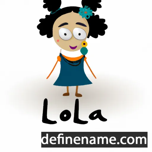 cartoon of the name Loola