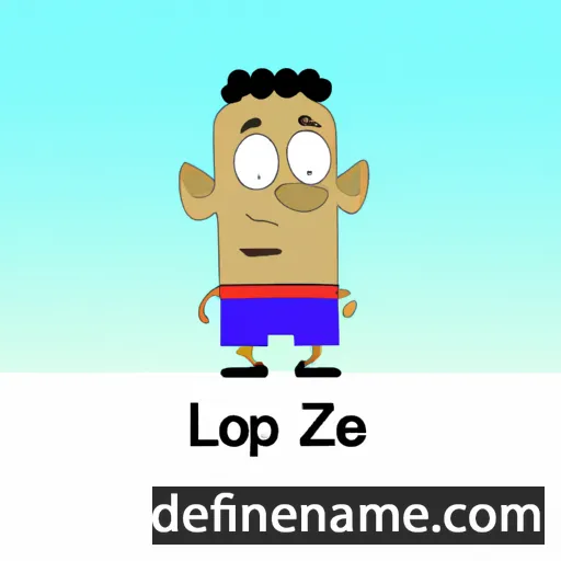 cartoon of the name Lopez