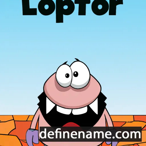 cartoon of the name Loptr