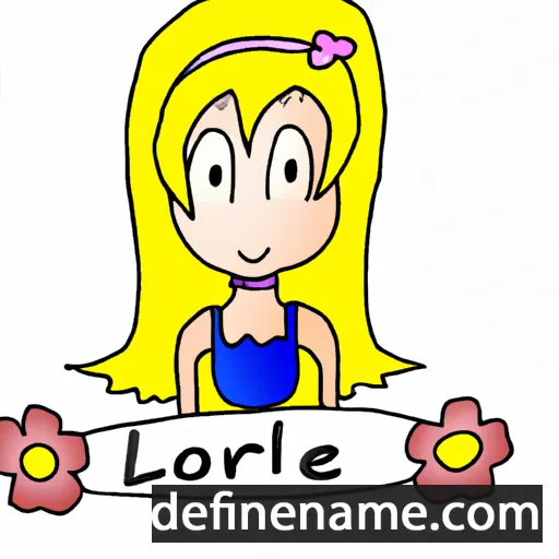 Loralie cartoon