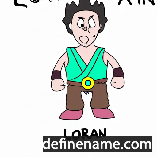 cartoon of the name Loran