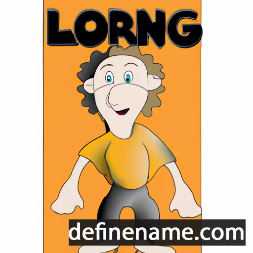 cartoon of the name Lorang