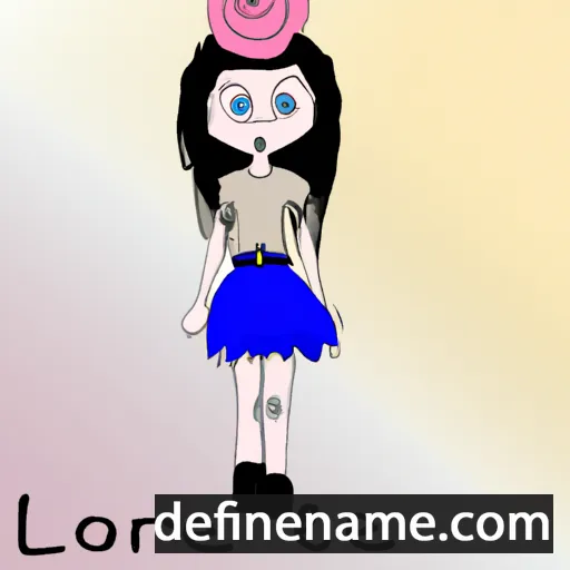 Loree cartoon