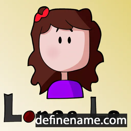 cartoon of the name Loreene