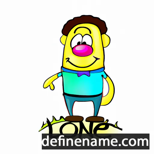 cartoon of the name Lorenc