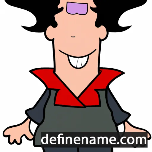 cartoon of the name Lorense