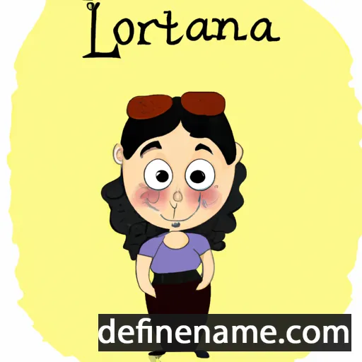 Lorența cartoon