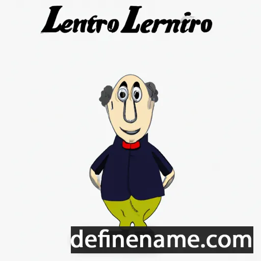 cartoon of the name Lorentino