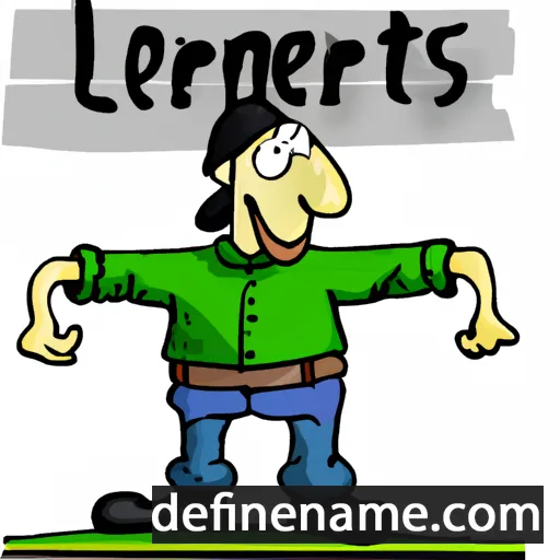 cartoon of the name Lorents