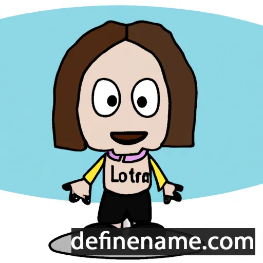 cartoon of the name Loreta