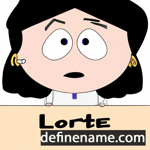 Lorete cartoon