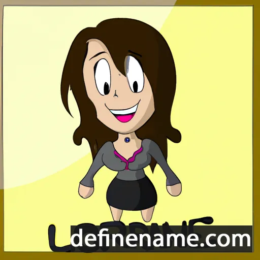 cartoon of the name Lorienne