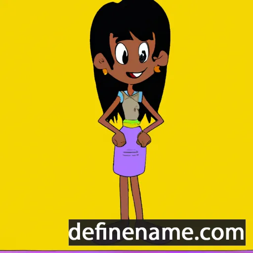 cartoon of the name Lorilynn