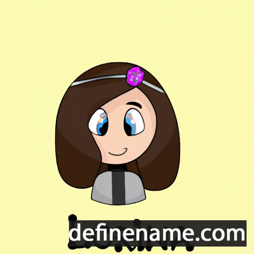 cartoon of the name Lorina