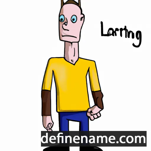 cartoon of the name Loring