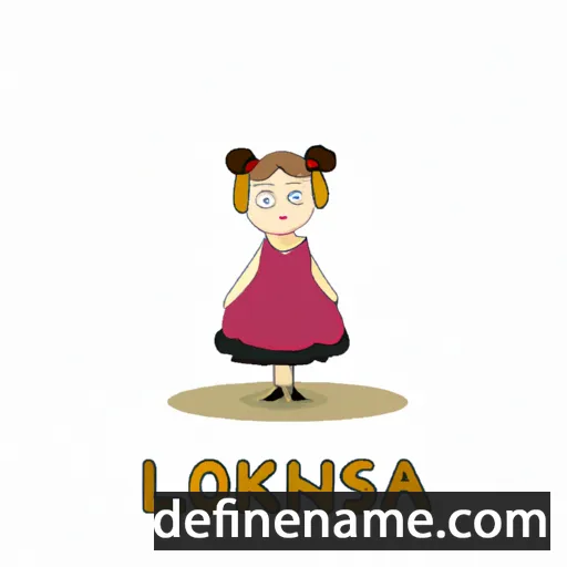 cartoon of the name Lorinska