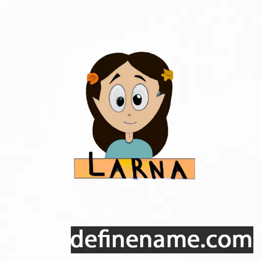 Lorrana cartoon