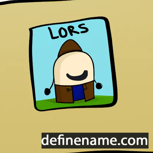 cartoon of the name Lors