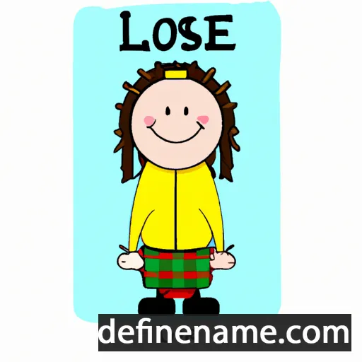 cartoon of the name Lossie