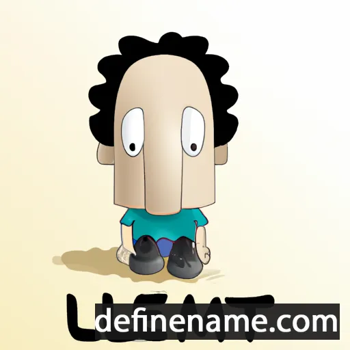 cartoon of the name Lotem