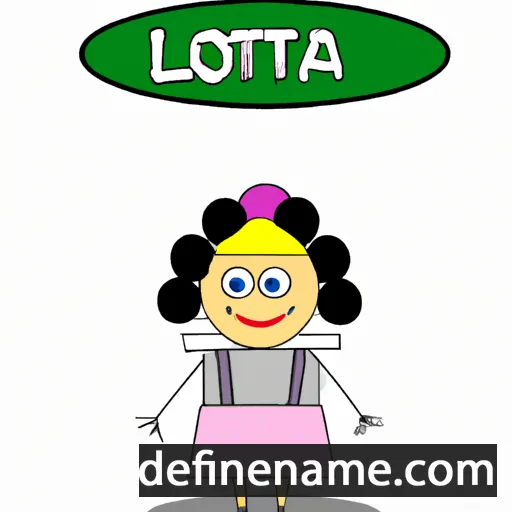 Lottiera cartoon