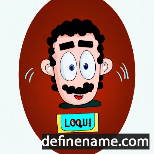 cartoon of the name Louay