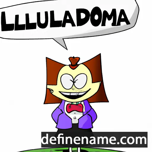 Loudmilla cartoon