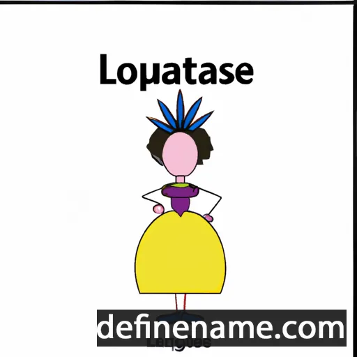 Louisianaise cartoon