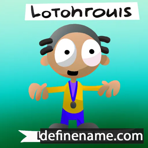 cartoon of the name Loukritios