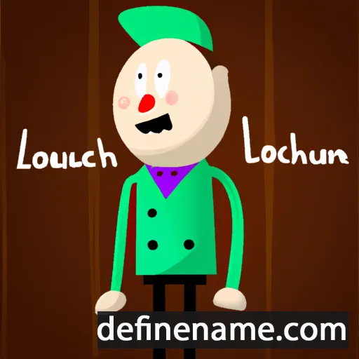 cartoon of the name Loumarch