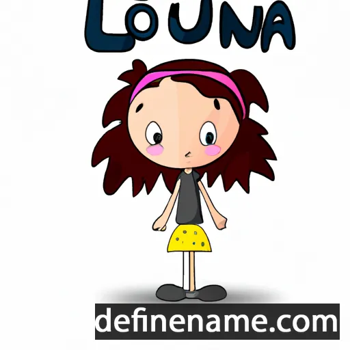 Louna cartoon