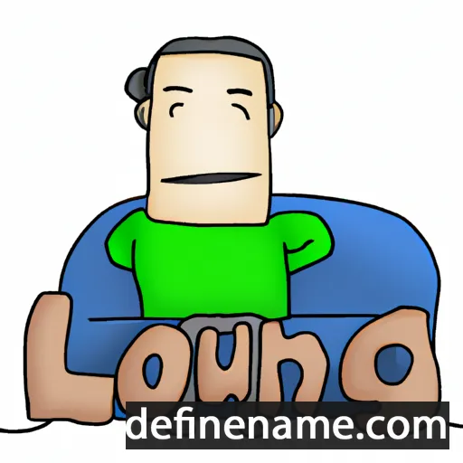 cartoon of the name Loung