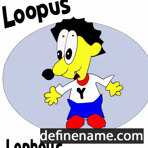 cartoon of the name Loupos