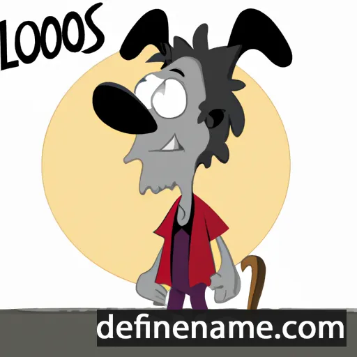 cartoon of the name Louppos