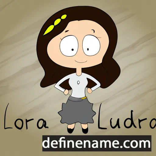 Lourda cartoon