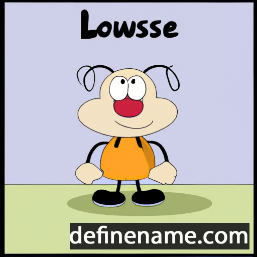 cartoon of the name Lousewies