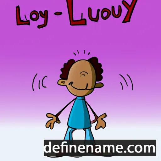 cartoon of the name Louy