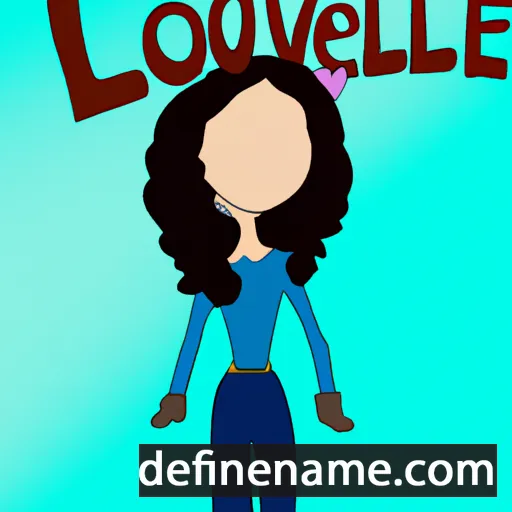 cartoon of the name Lovalerie