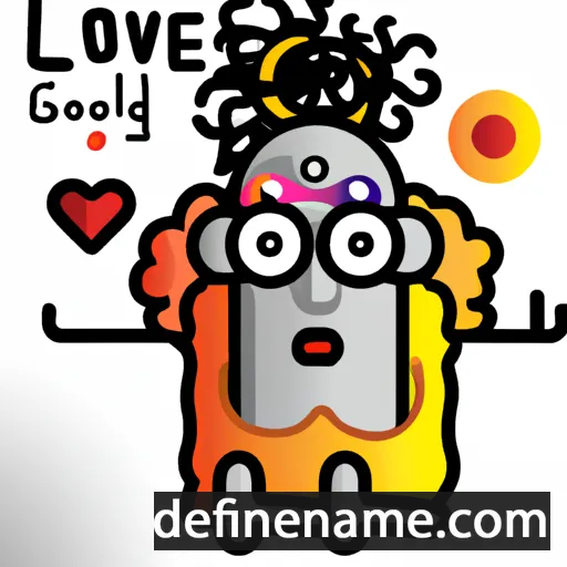 Love-god cartoon