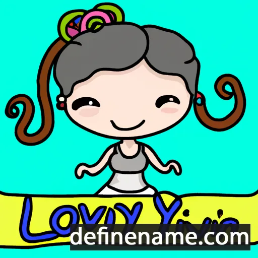 cartoon of the name Lovelynn