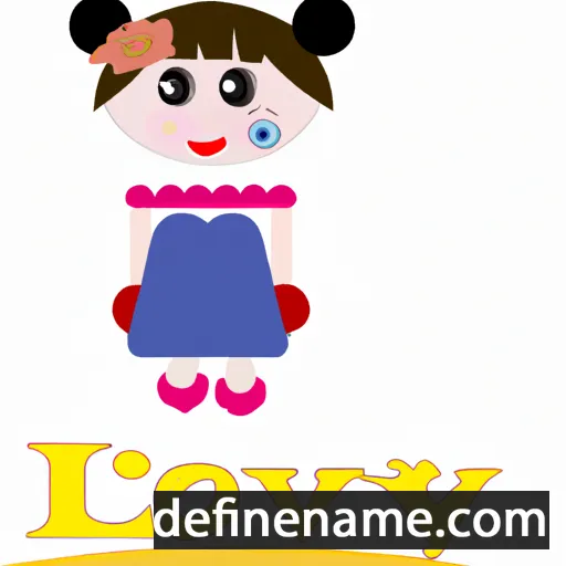 cartoon of the name Lovey