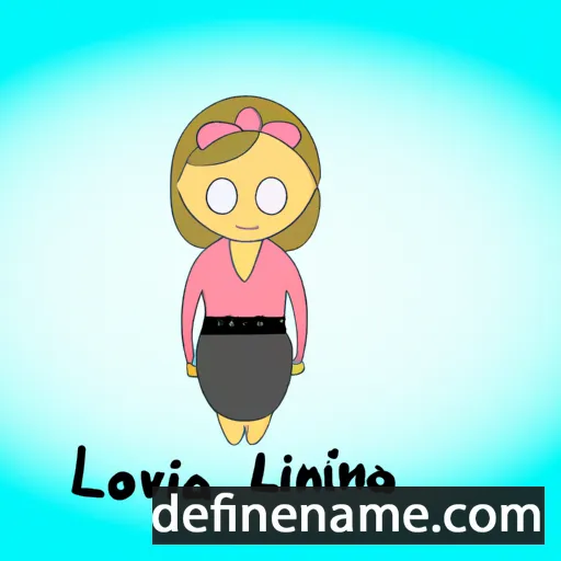 cartoon of the name Lovinia