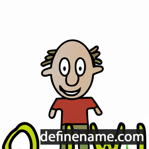 cartoon of the name Lowel