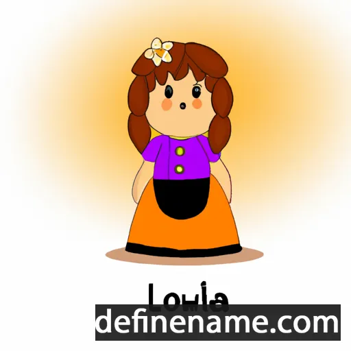 cartoon of the name Lowela