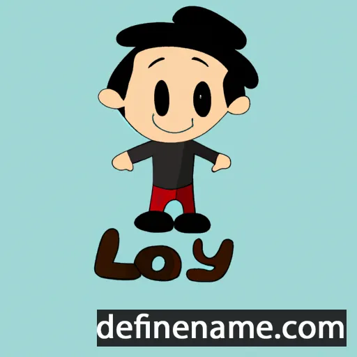 cartoon of the name Loy